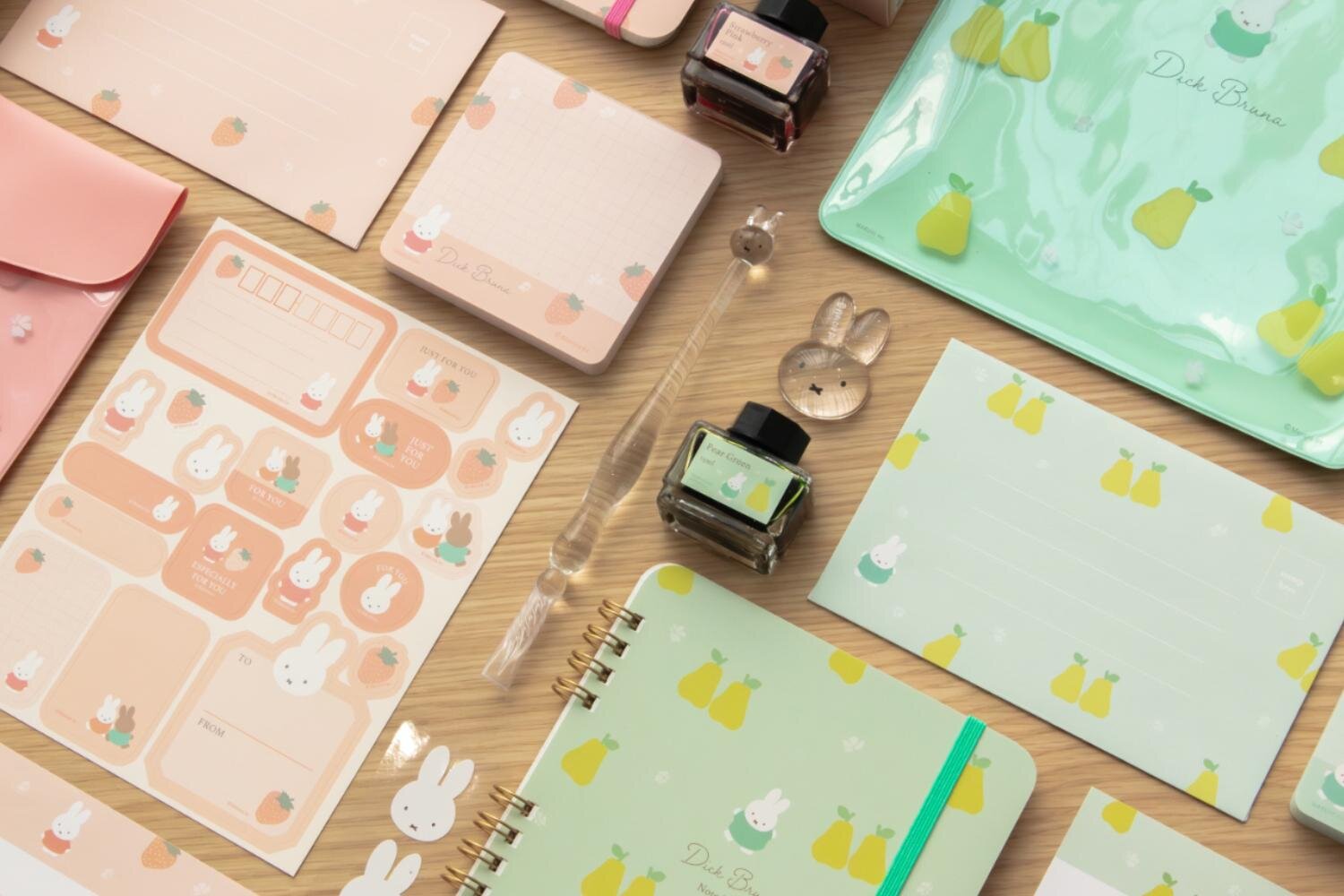 ミッフィー ガラスペン ペンレスト ボックスセット 郵便局限定