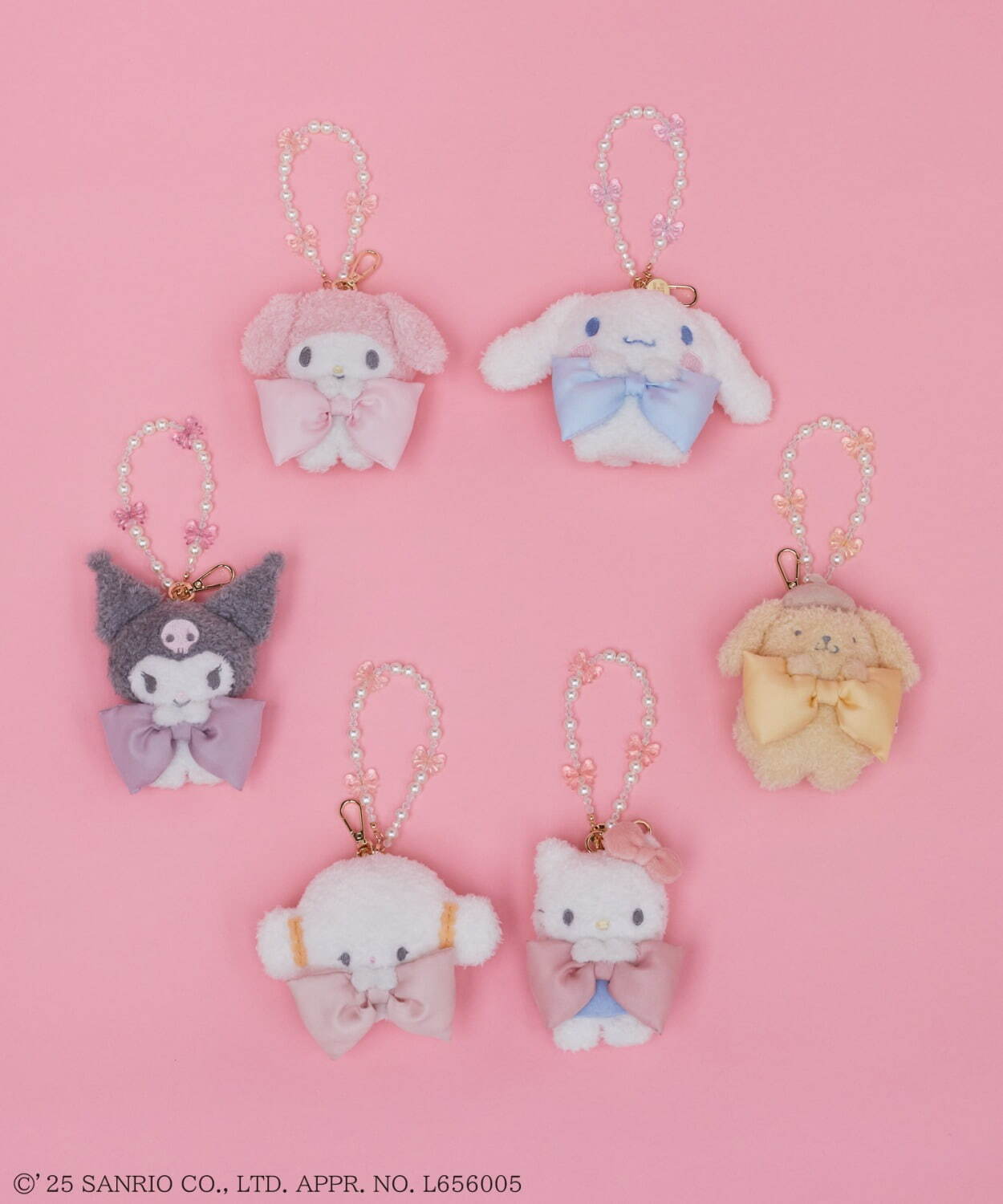 メゾン ド フルール×サンリオ、“リボン抱えた”クロミやこぎみゅんの