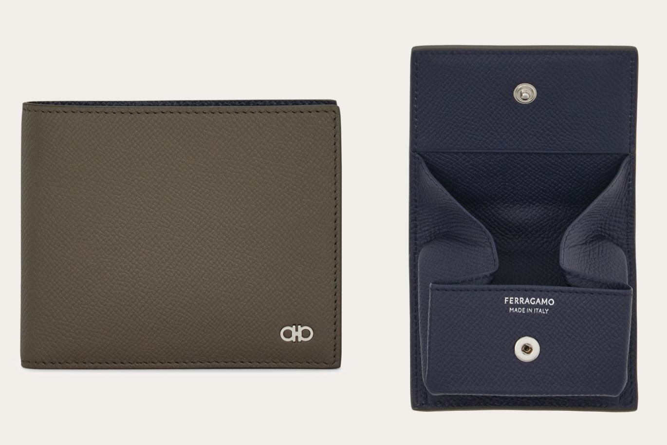 サルヴァトーレ フェラガモのメンズ財布、ダブル・ガンチーニの二