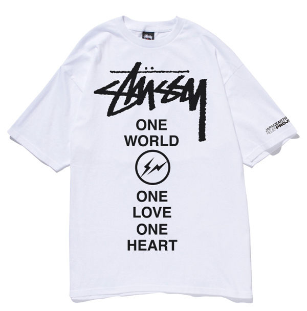 STUSSY×藤原ヒロシ(Fragment Design)のチャリティーTシャツ発売