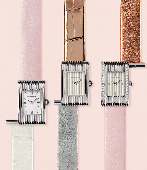 写真2/4｜ブシュロンのウォッチ「リフレ」に新作ストラップ - ケースを