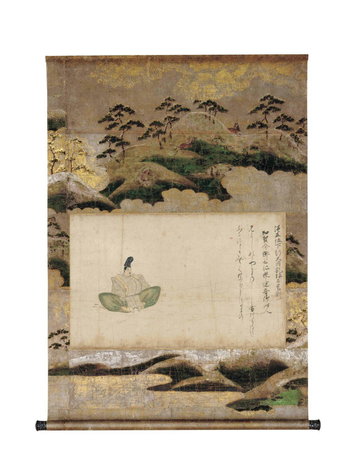 模写/江月/俳句/横物/掛軸/名家伝来/AE-20 模写/江月/俳句/横物/掛軸