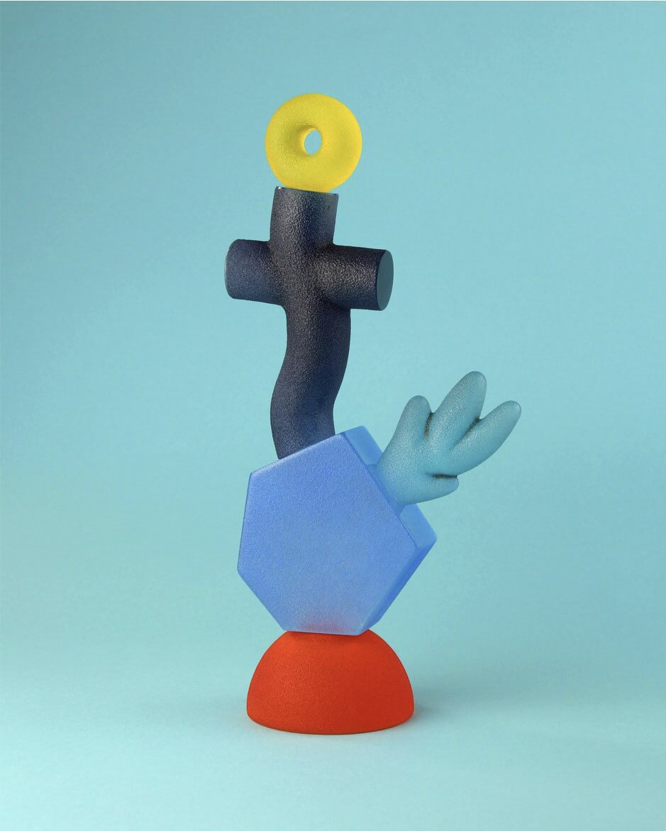 ガラス作家の高橋漠がスパイラルで作品展を開催、新作や特製ポスターの