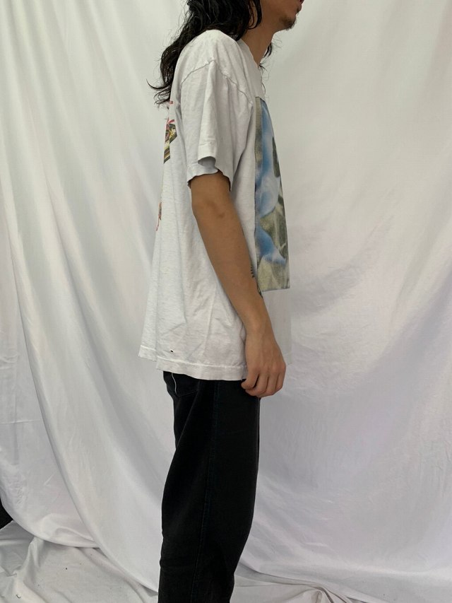 90sDELTA MurphysLaw ビッグプリントTシャツ マーフィーズロウ 90s