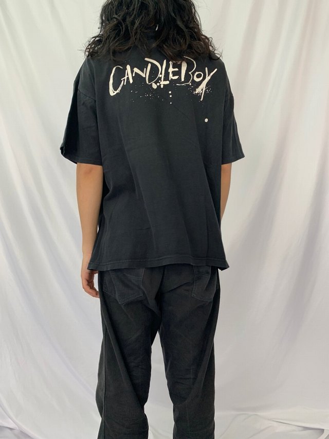 激レア 90s ヴィンテージ CANDLE BOX You Tシャツ 黒 USA 激レア 90s