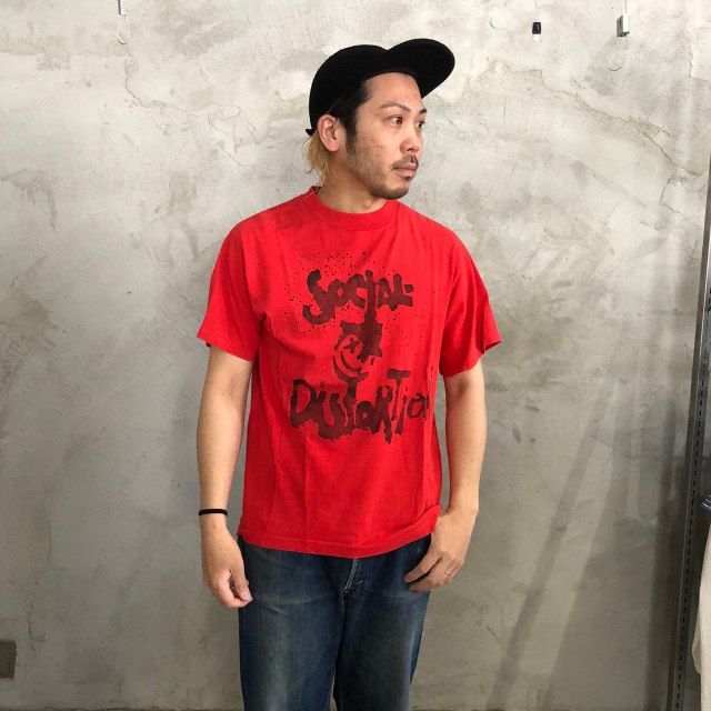 90's Social Distortion USA製 ロックバンドTシャツ90年代 ソーシャル