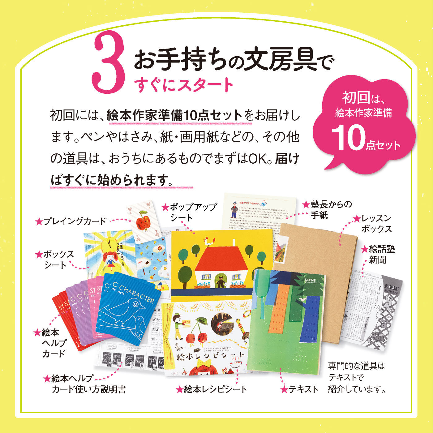 おうちで楽しむ わくわく絵本塾 夢の絵本作り1年間レッスンプログラム