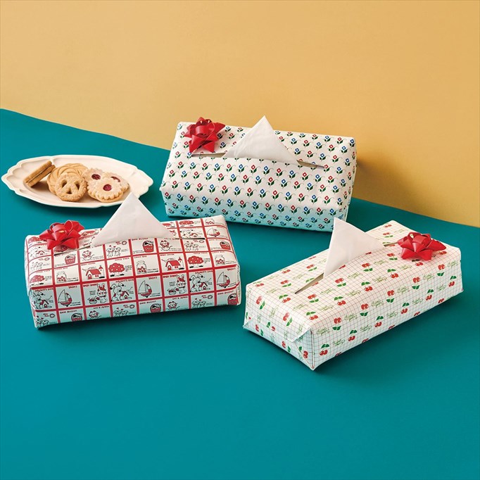 レトロポップに憧れて、包装紙で暮らしをラッピング♪シモジマ