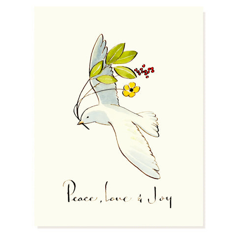 Peace Love Joy - Holiday Card by Felix Doolittle
