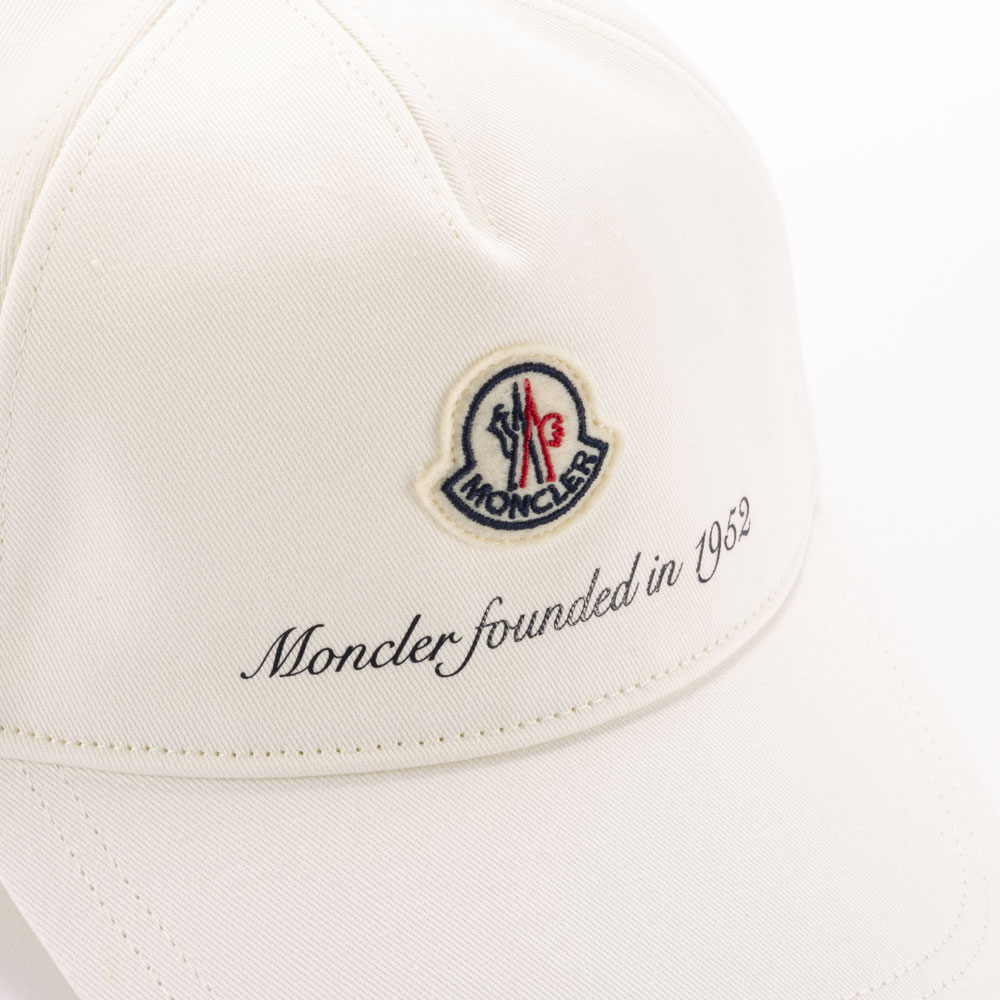 モンクレール MONCLER 帽子 レタリングプリント&ロゴパッチ CAP 3B000