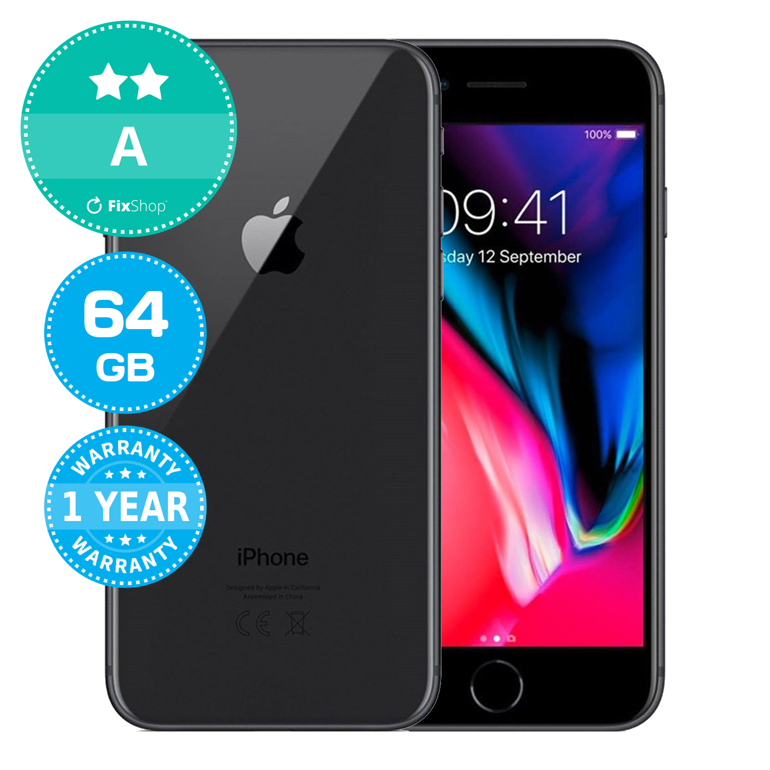 iPhone 8 Space Gray 64GB SIMフリー