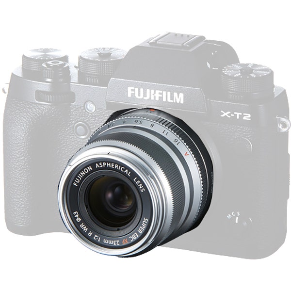 FUJIFILM Super EBC XF 23mm f/2 R WR Lens - Silver 16523171 - Filmtools
