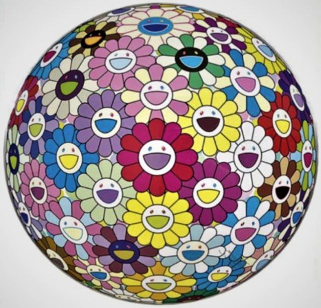 フラワーボールカラフル、ミラクルスパークル』村上隆／Takashi