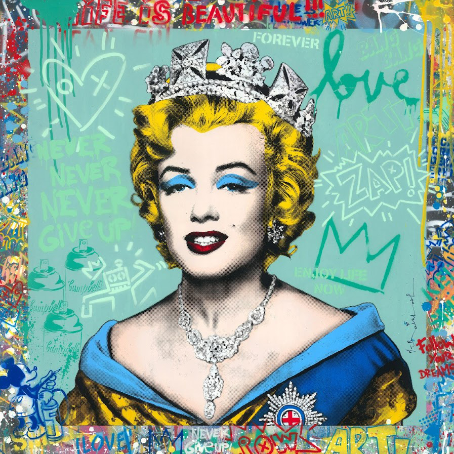 Queen Marilyn (Blue)』ミスター・ブレインウォッシュ／Mr.Brainwash