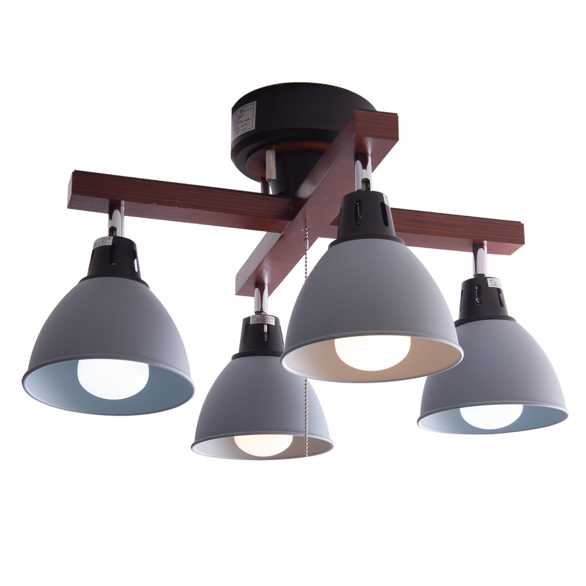 シーリングライト 4灯 木製 ガラス VENTOTA 【公式通販】