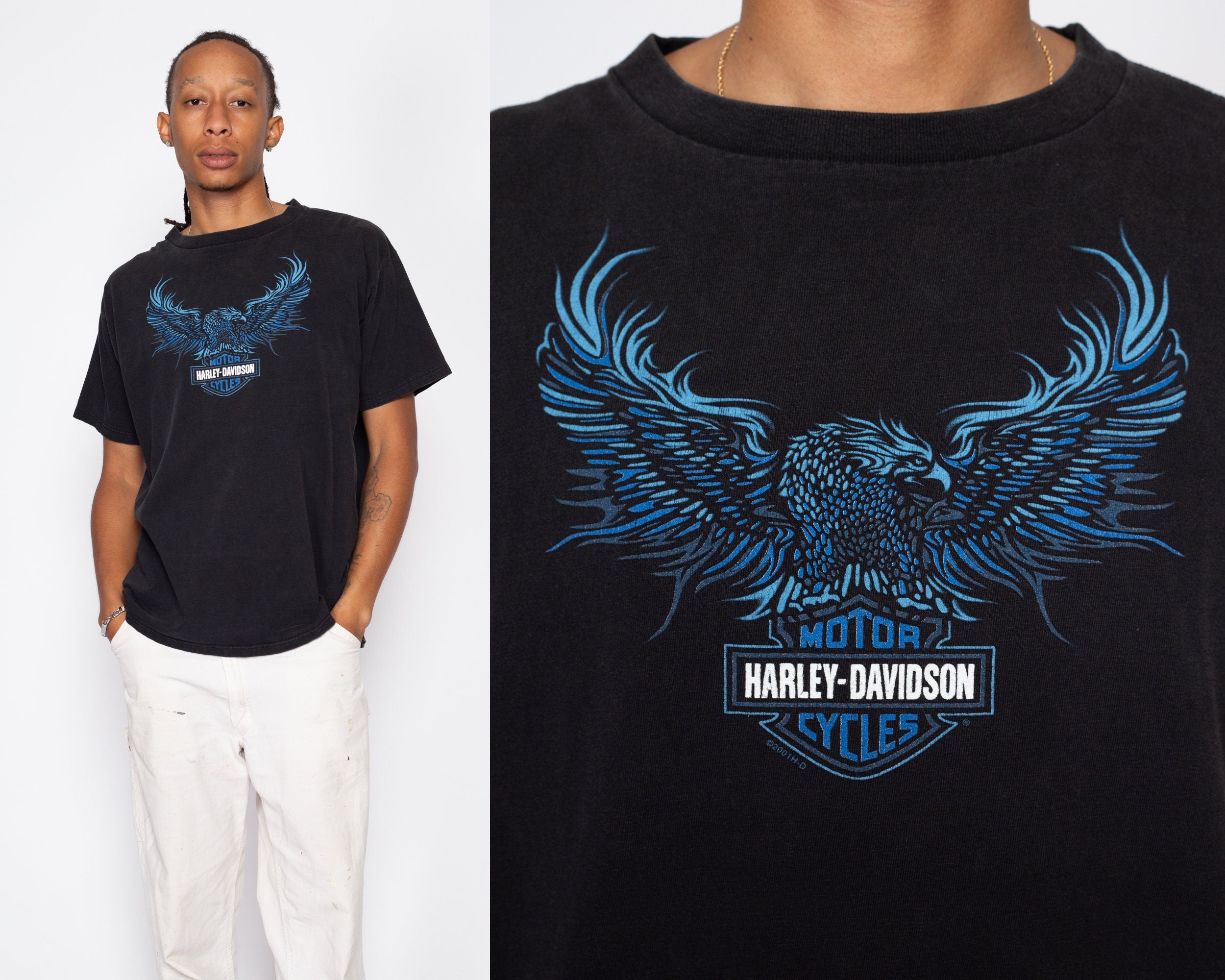 XL Vintage Harley Davidson Eagle T Shirt – Flying Apple Vintage