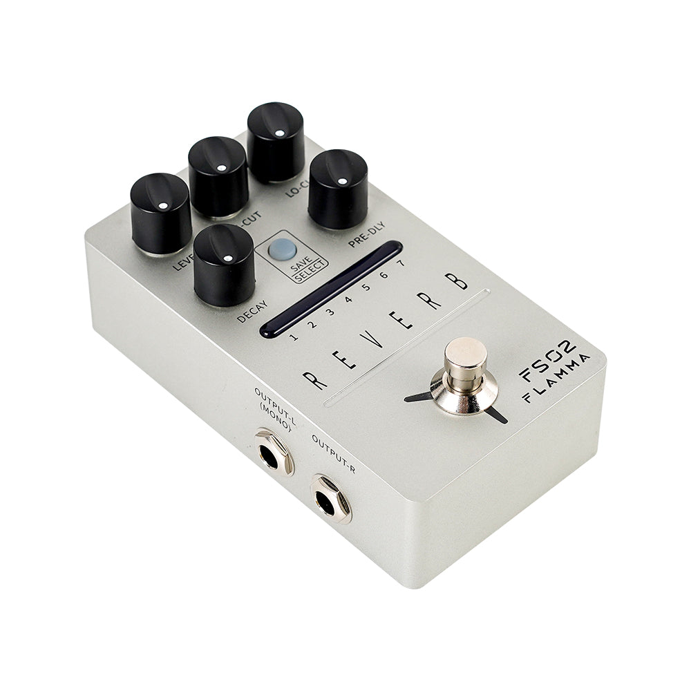 FLAMMA FS02 Reverb Guitar Reverb Pedal Stereo In Stereo Output