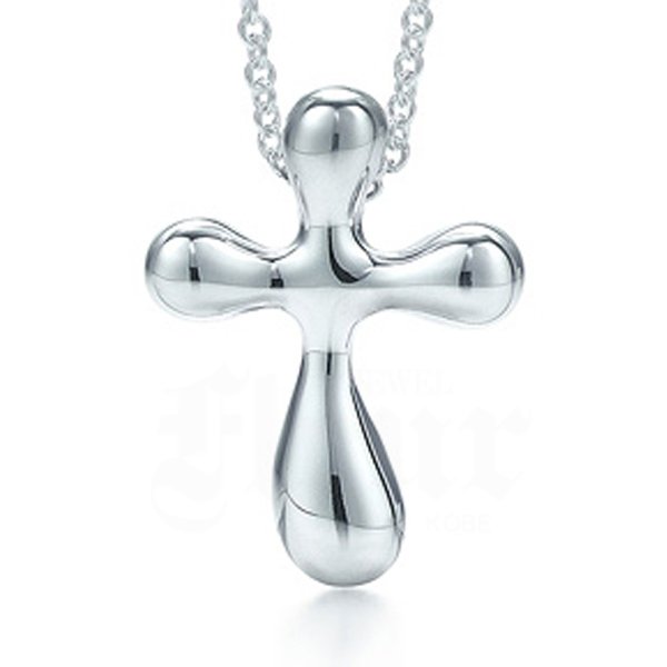 ティファニー エルサ・ペレッティ ティアドロップクロス ペンダント