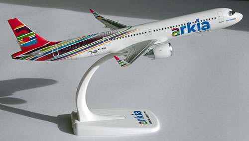 1/200 arkia A321航空機モデル 1/200 arkia A321航空機モデル