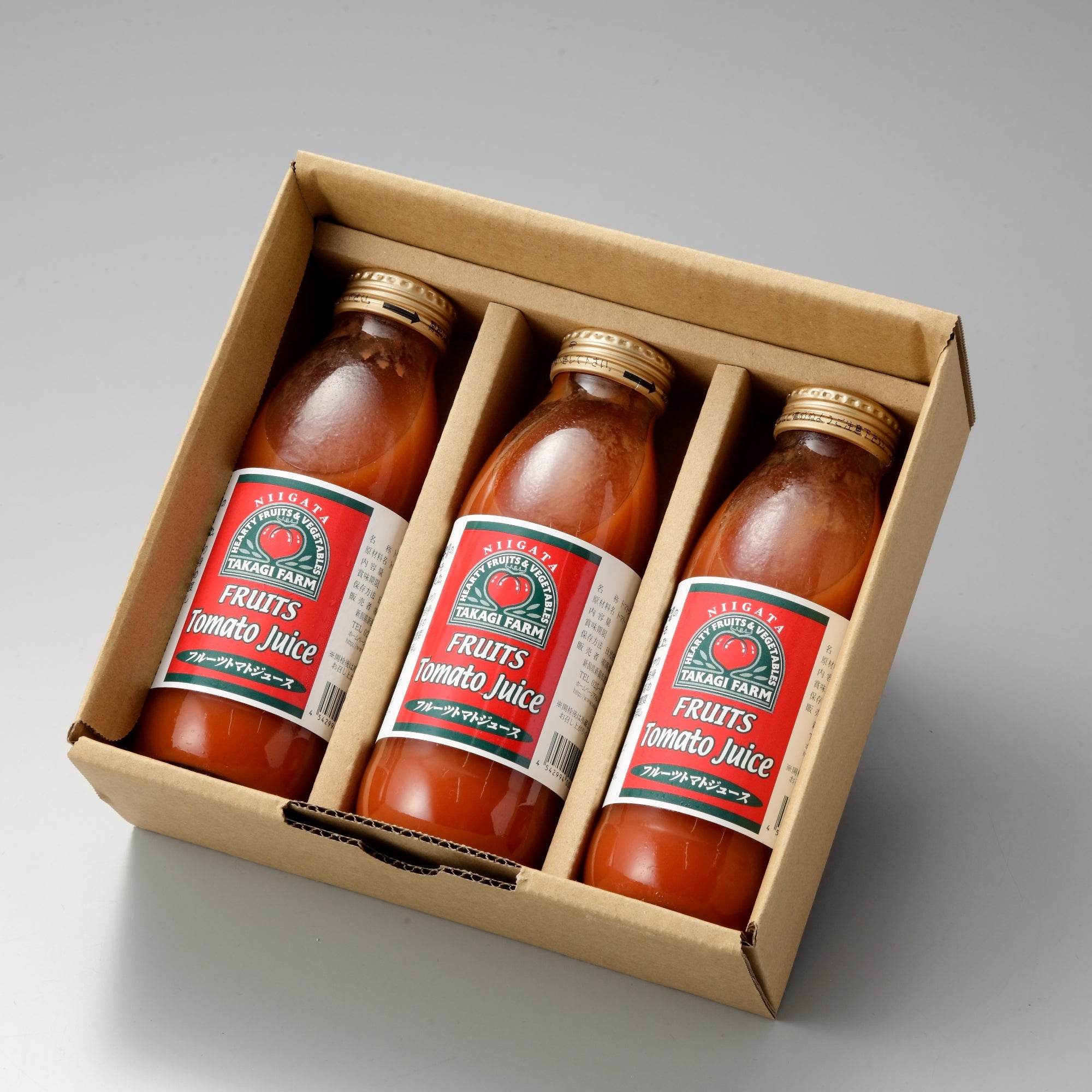 トマトジュース 3本入り – タカギ農場
