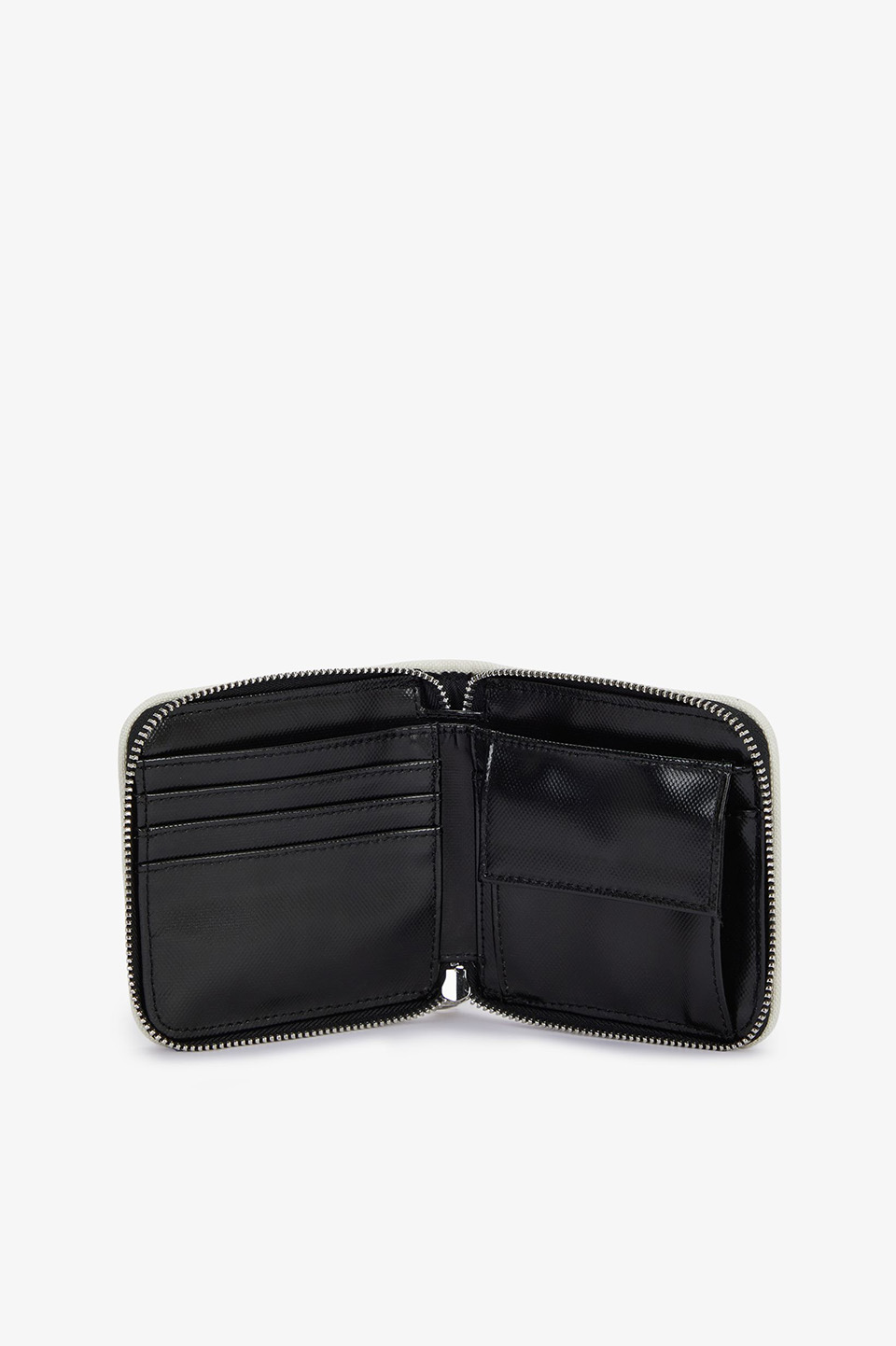 Classic Zip Around Wallet(1SZ D57：BLACK / ECRU): | FRED PERRY
