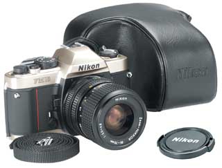 Nikon FM 10 35mm SLR Camera Kit w/ 35-70mm f/3.5-4.8 Zoom Lens