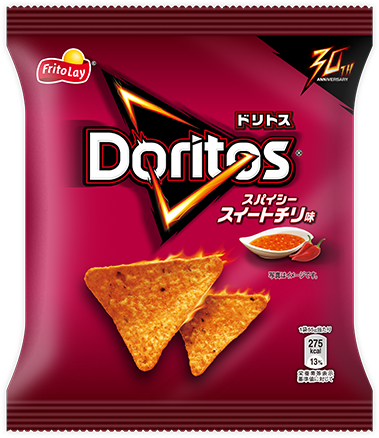 ドリトススパイシースイートチリ味｜商品情報｜ジャパンフリトレー株式会社