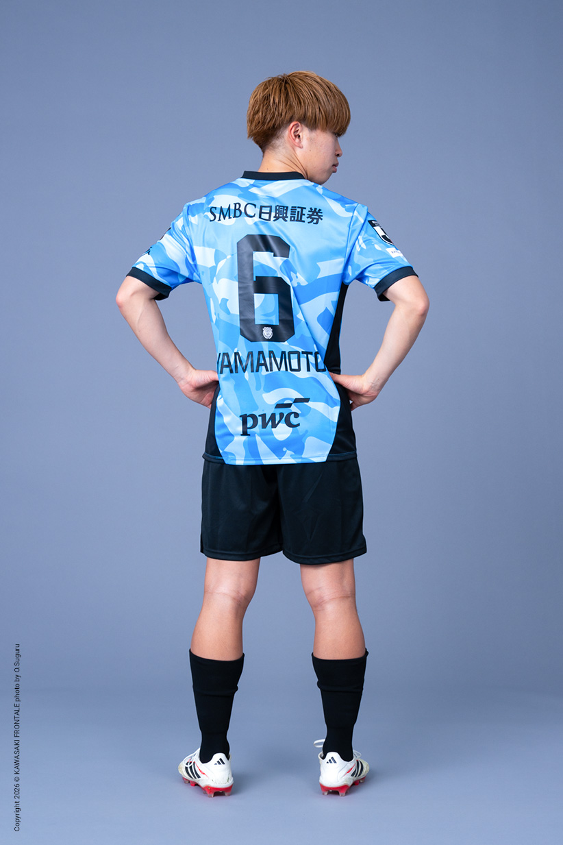 MF6/山本 悠樹選手 | 選手・スタッフプロフィール2026 : KAWASAKI FRONTALE