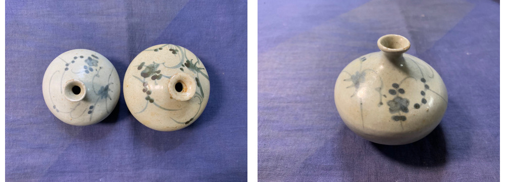 ギャラリー辰巳 - 初期伊万里 油壺二種 | 古美術品専門サイト fufufufu.com