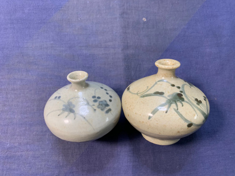 ギャラリー辰巳 - 初期伊万里 油壺二種 | 古美術品専門サイト fufufufu.com
