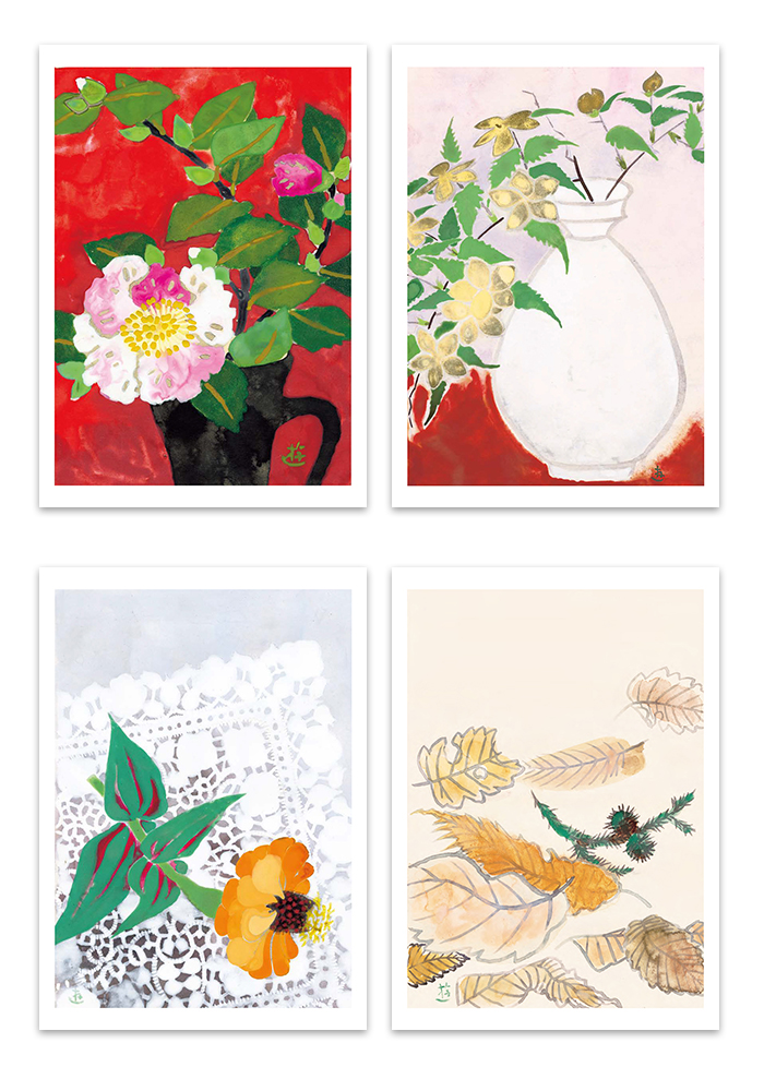 小倉遊亀 筆 春日 229/500限定 岩絵具方式複製画 西陣(K-LC934) 【公式