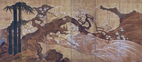 保津川図屏風 | 狩野派 | 収蔵品詳細 | 作品を知る | 東京富士美術館