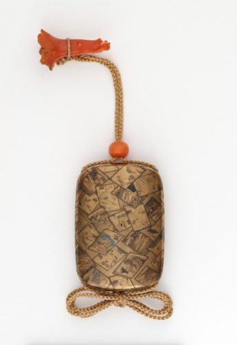 KA179 時代物 江戸蒔絵 鷲之図 印籠 提げ物 その10 KA179 時代物 江戸蒔絵