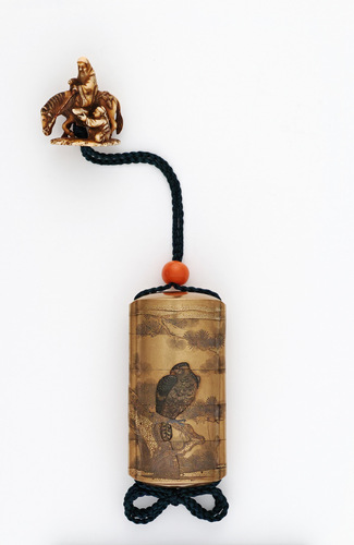 在銘 極上蒔絵 饅頭根付印籠 40g 東Y7-1219☆2Fチコチル 在銘 極上蒔絵