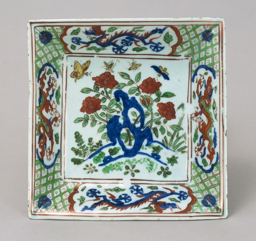 景徳鎮の甕】 粉彩色絵・鴛花文尽し 清朝期 骨董古玩 M0317E 景徳鎮の