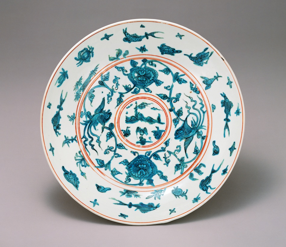 宮永東山♥金彩弦文 鉢♥骨董 アンティーク 黒金彩/めん鉢 | 唐津焼 雅