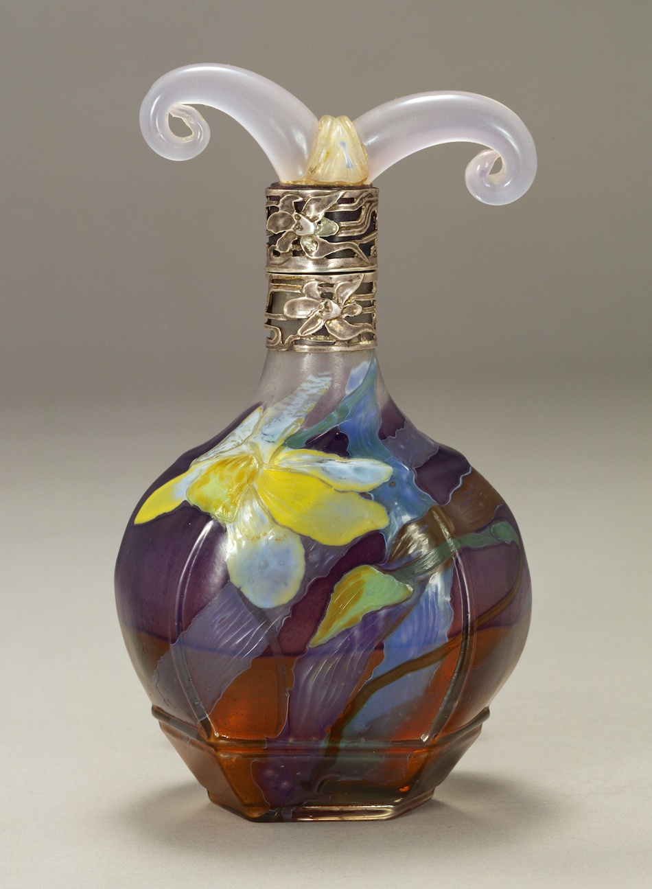 蘭文小瓶 | エミール・ガレ | 収蔵品詳細 | 作品を知る | 東京富士