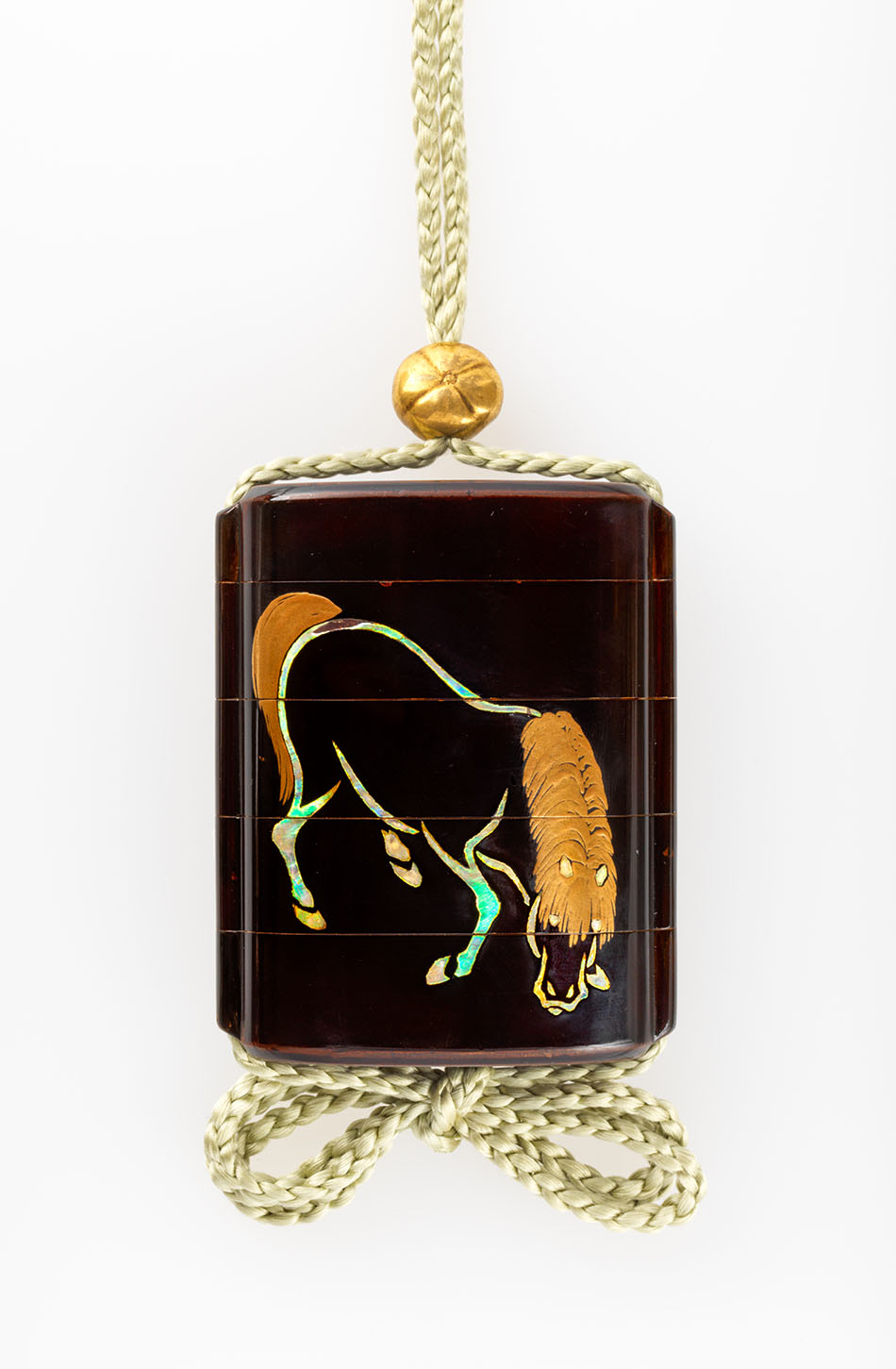 馬蒔絵印籠 銘 鹽見政誠畫之（政誠） | 塩見政誠 | 収蔵品詳細 | 作品