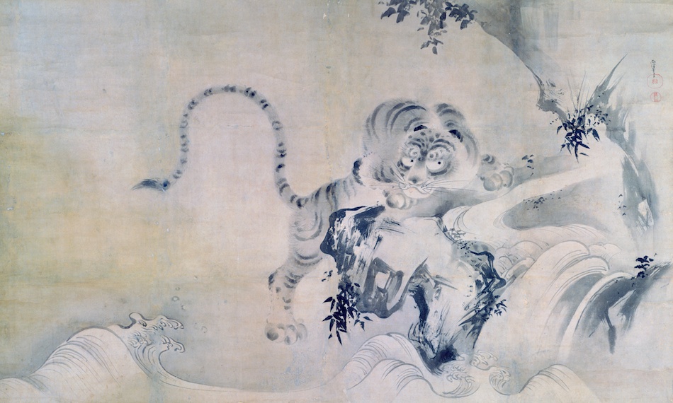 重要美術品］猛虎図 | 狩野尚信 | 収蔵品詳細 | 作品を知る | 東京富士