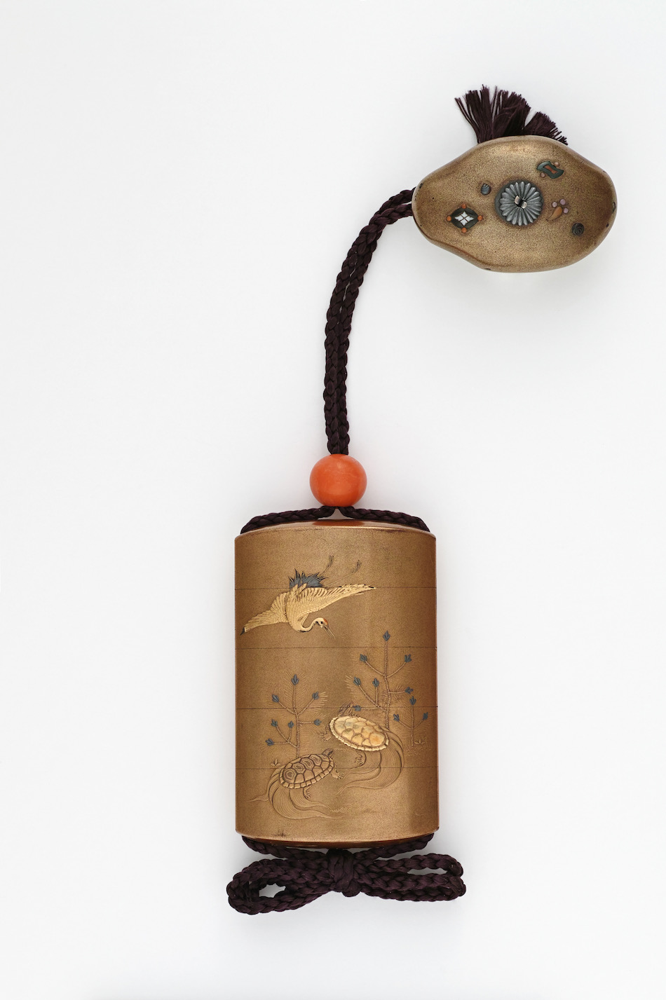 高砂蒔絵印籠 銘 一峯斎寒山 | 鹿島一峯斎 | 収蔵品詳細 | 作品を知る