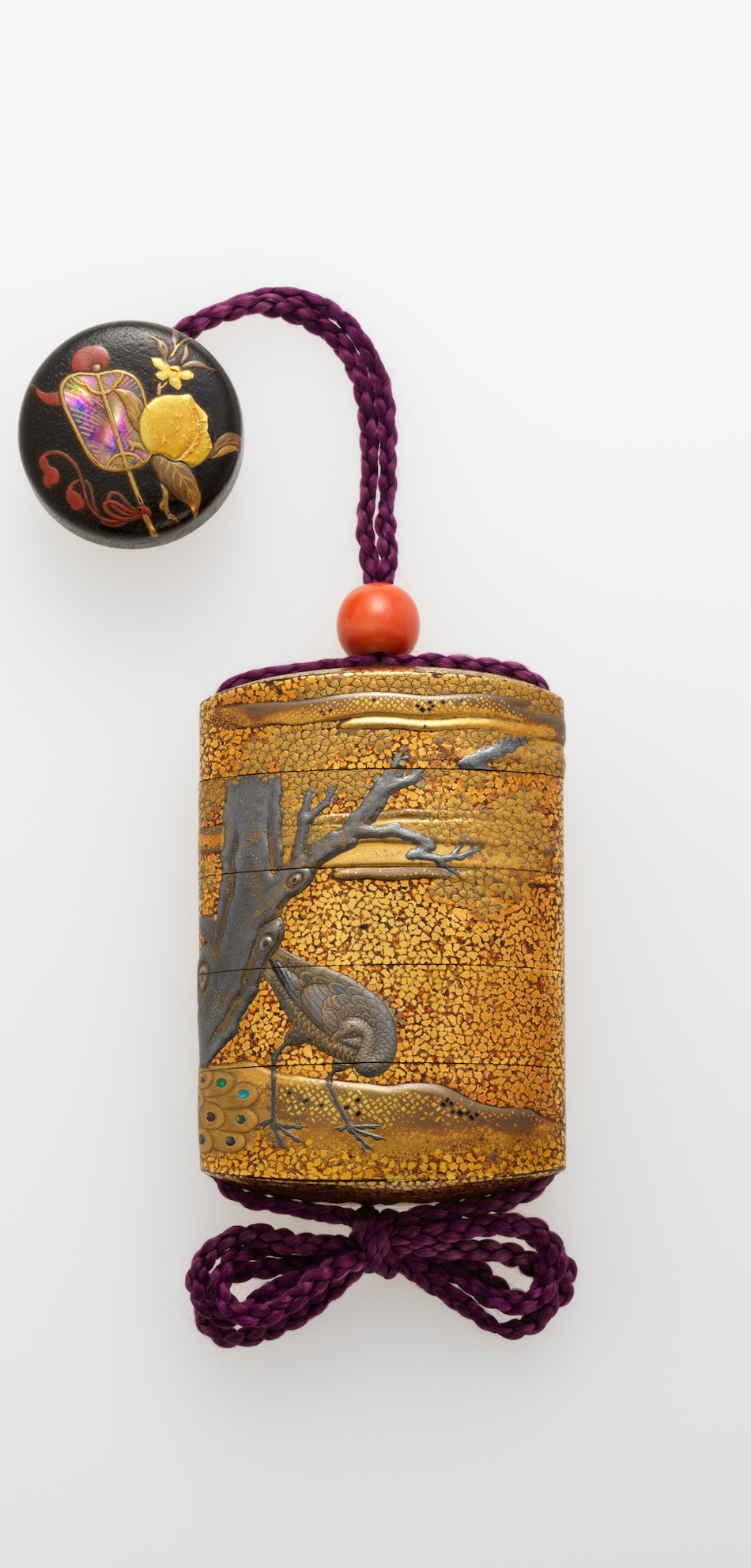 小夜 古美術 纏枝蓮花紋 吉祥蒔絵 棚 時代物 大名道具(AZ999) 小夜 古