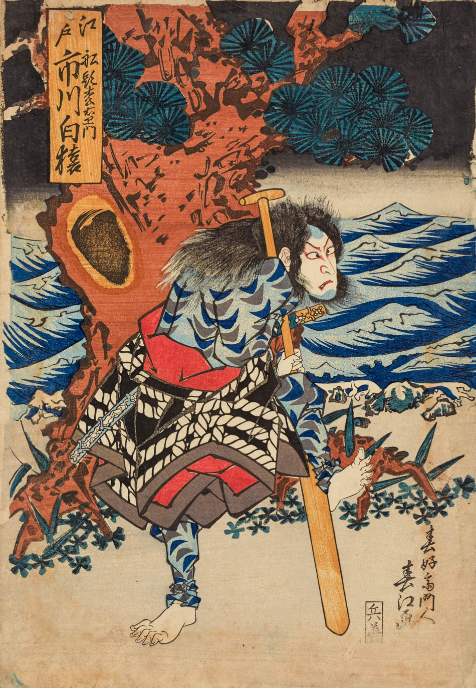 油絵赤富士、SMの小品、画家、糸川裕志の富士山曼荼羅ポップアート2点