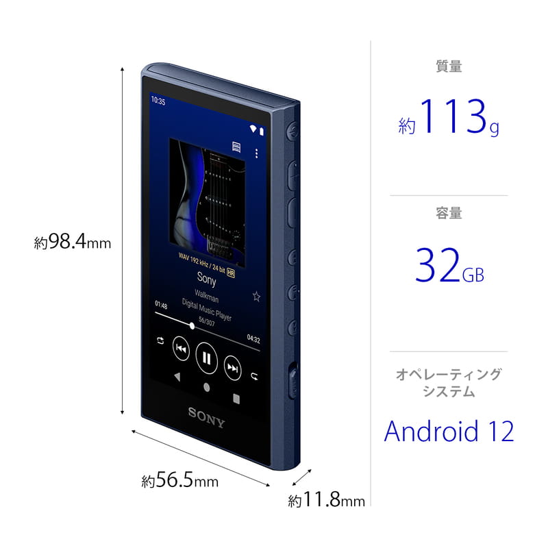 中古」SONY ソニー ウォークマン NW-A306 ブルー 動作確認済 SONY