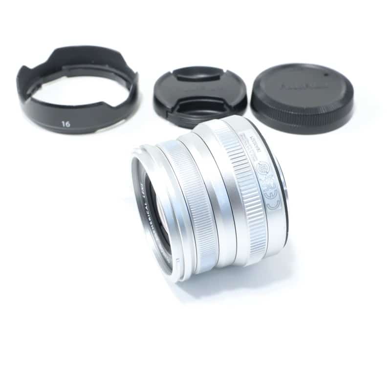 富士フイルム フジノンレンズ XF16mmF2.8 R WR シルバー 中古
