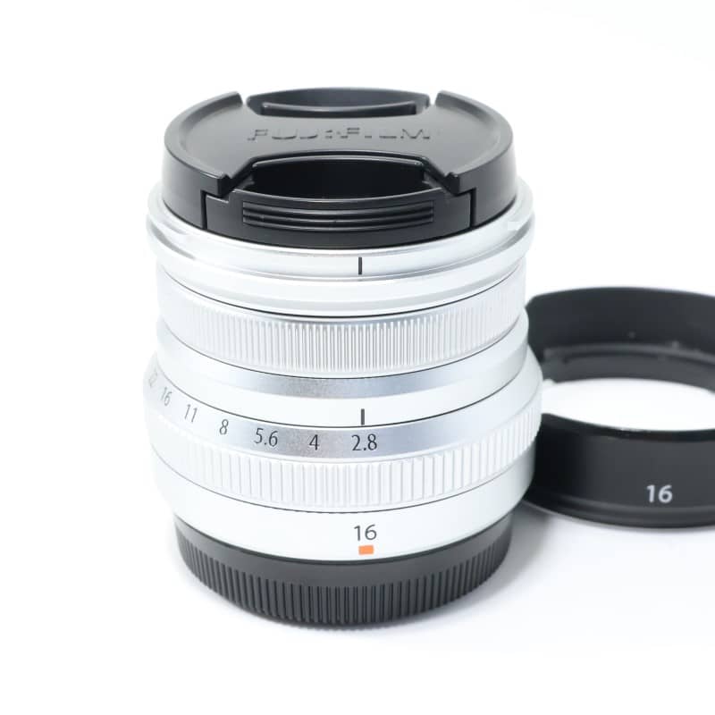 富士フイルム フジノンレンズ XF16mmF2.8 R WR シルバー 中古