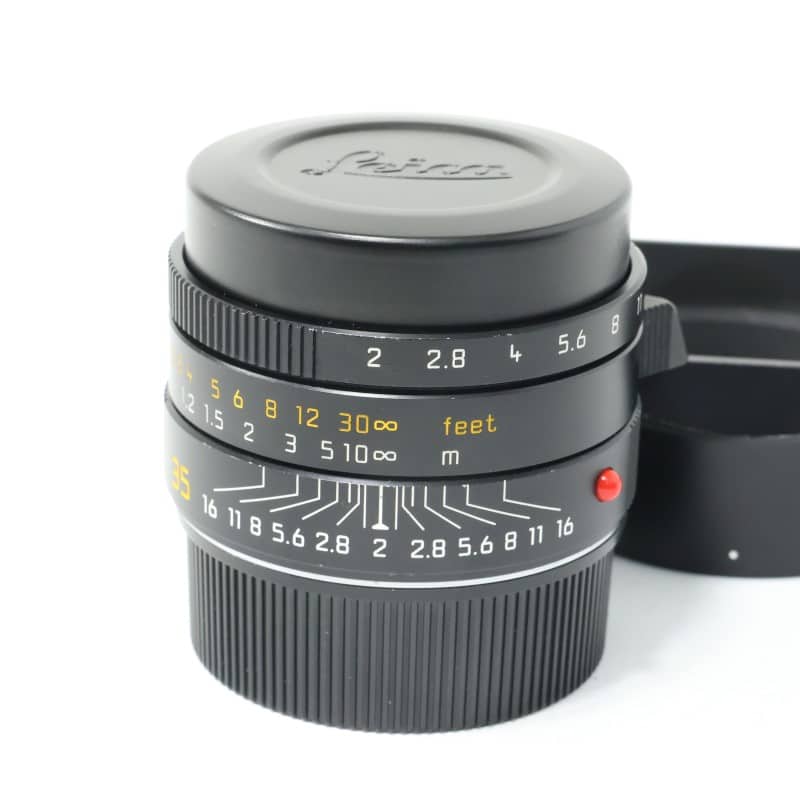 Leica ライカ ズミクロンM f2/35mm ASPH. ブラック 11673 Bランク 中古