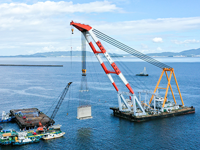 ワンオフ】HO 完成品 艀 はしけ バージ 船 ストラクチャー サルベージ