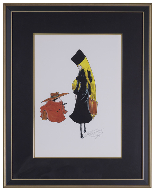 早い者勝ち 松本零士 直筆サイン入 銀河鉄道999 複製原画 ED100 早い者