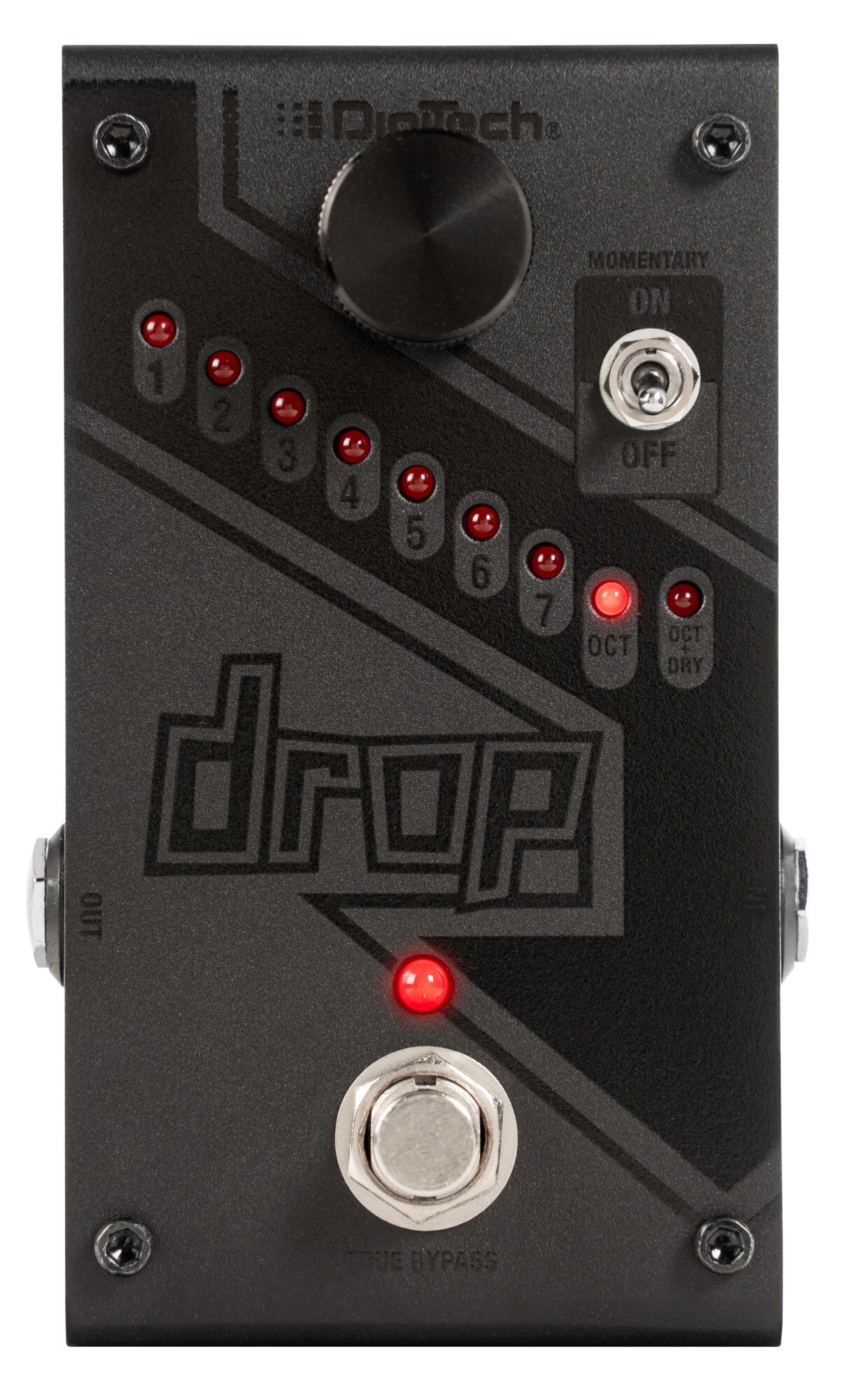 DigiTech Drop - Black Edition Polyphonic Drop Tune Pedal, Black
