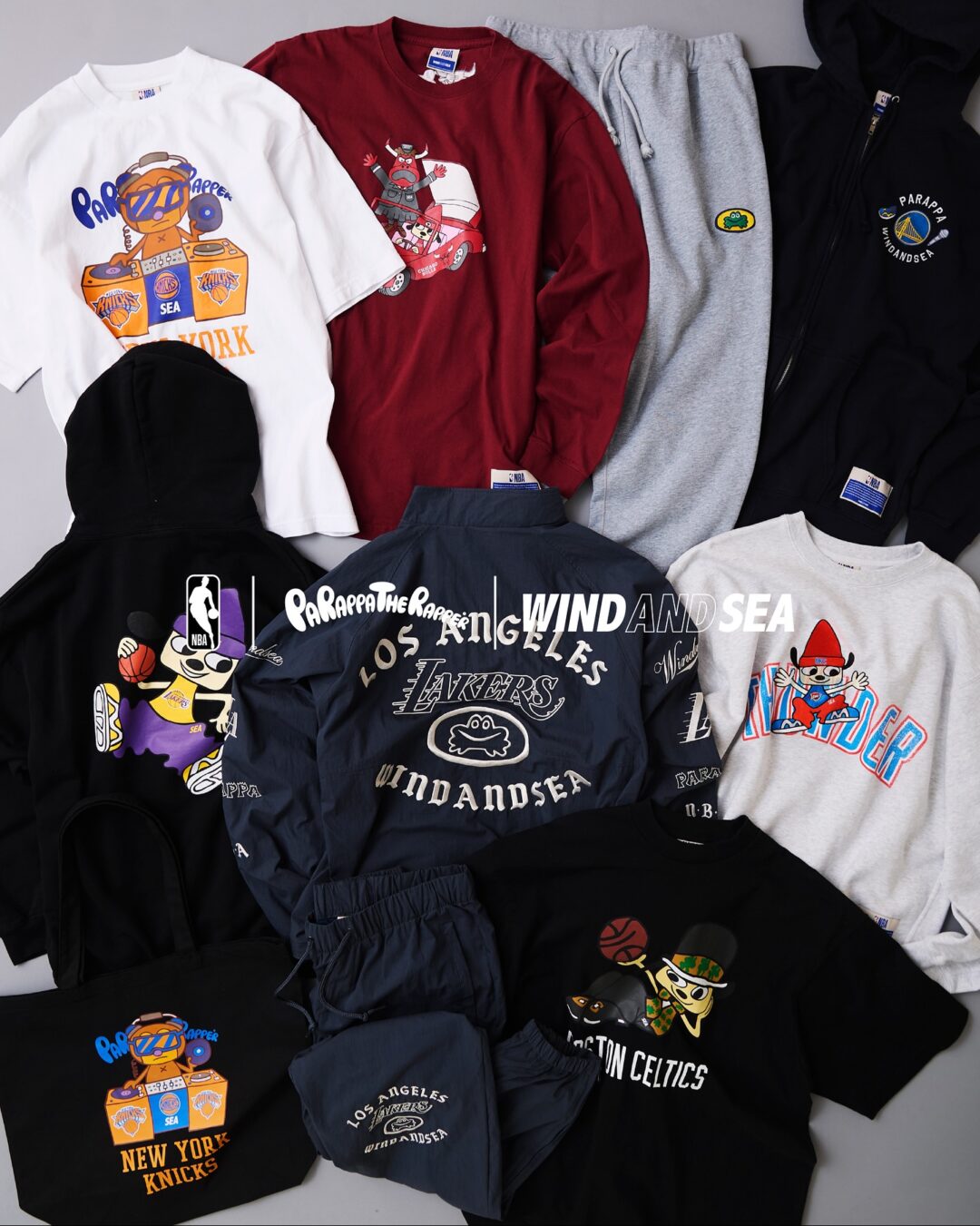 WIND AND SEA × Parappa × NBA LAKERS ブルゾン